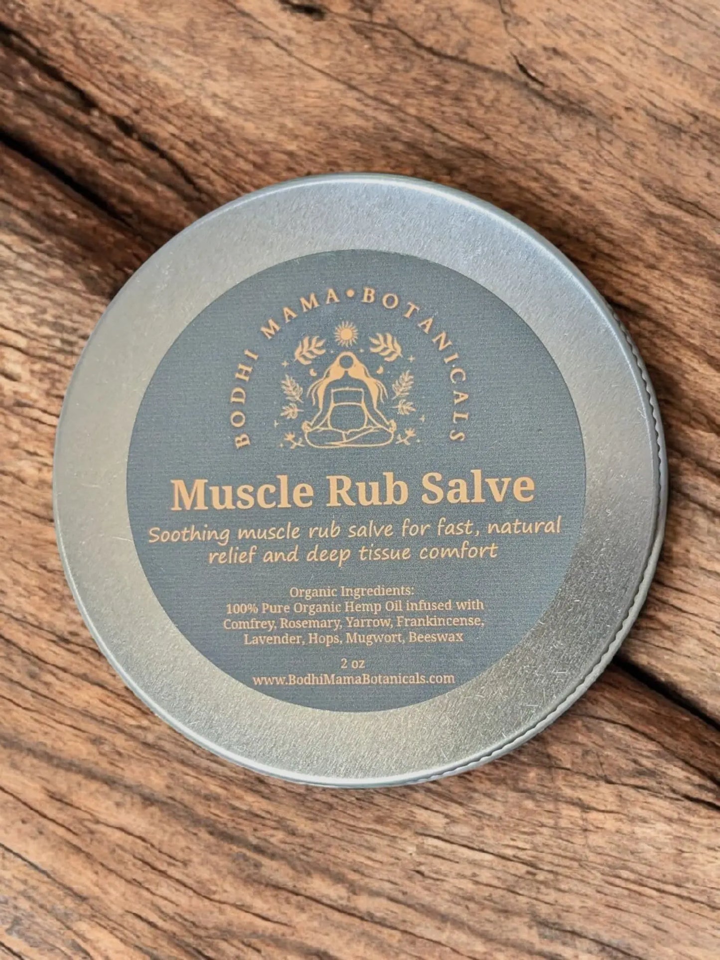 Muscle Rub Salve || Organic Skin Care || 2 oz Bodhi Mama Botanicals