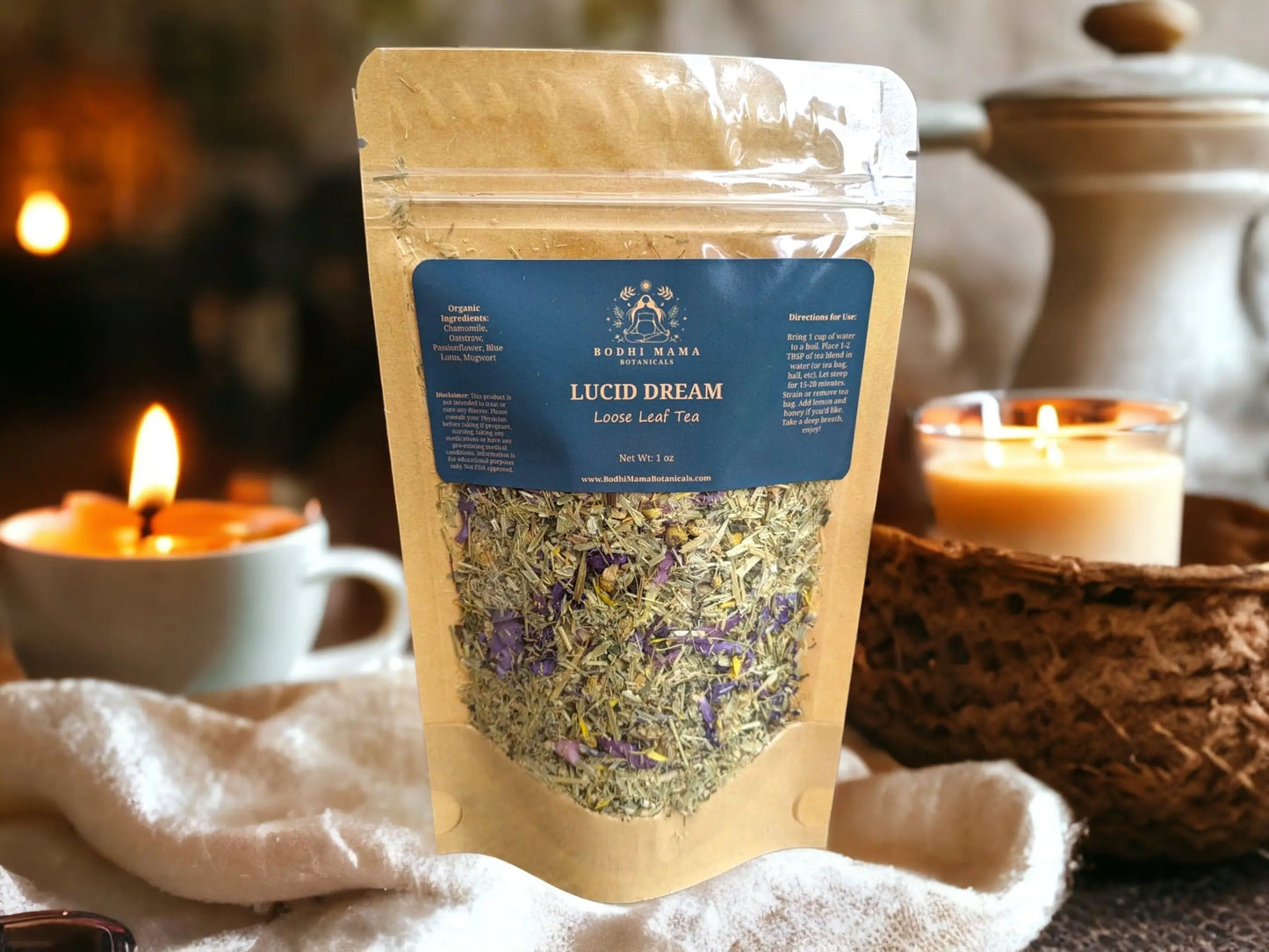 Lucid Dream Tea Blend Bodhi Mama Botanicals