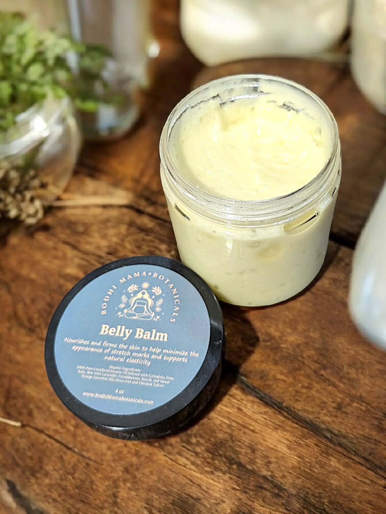 Tallow Belly Balm | 4 oz Bodhi Mama Botanicals