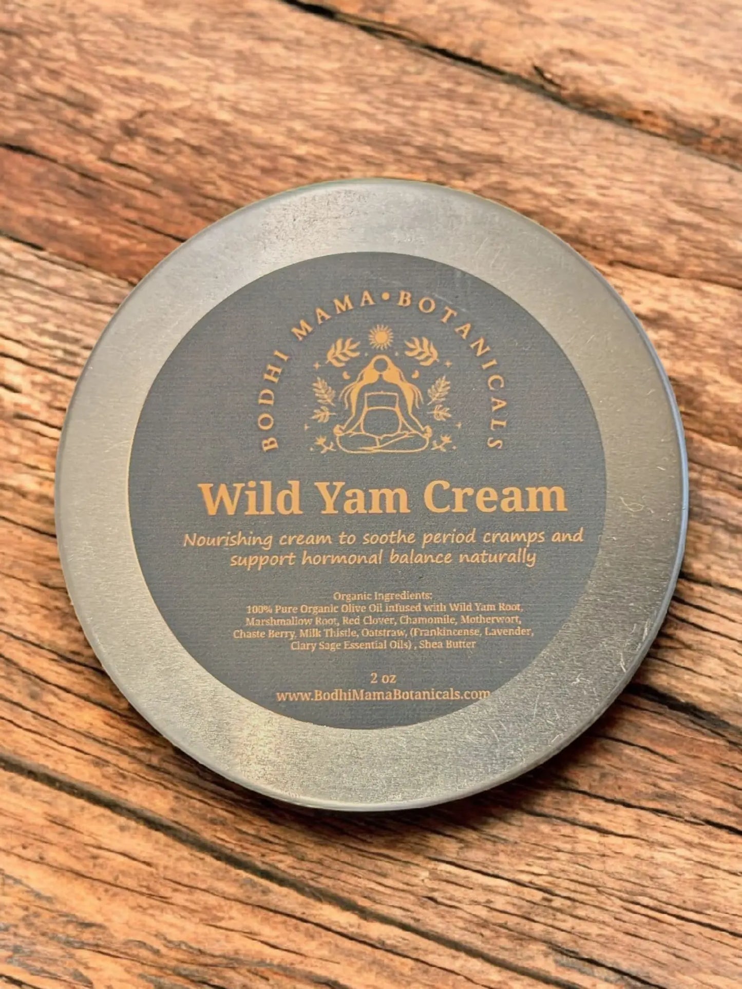 Wild Yam Cream || Organic Skin Care || 2 oz Bodhi Mama Botanicals