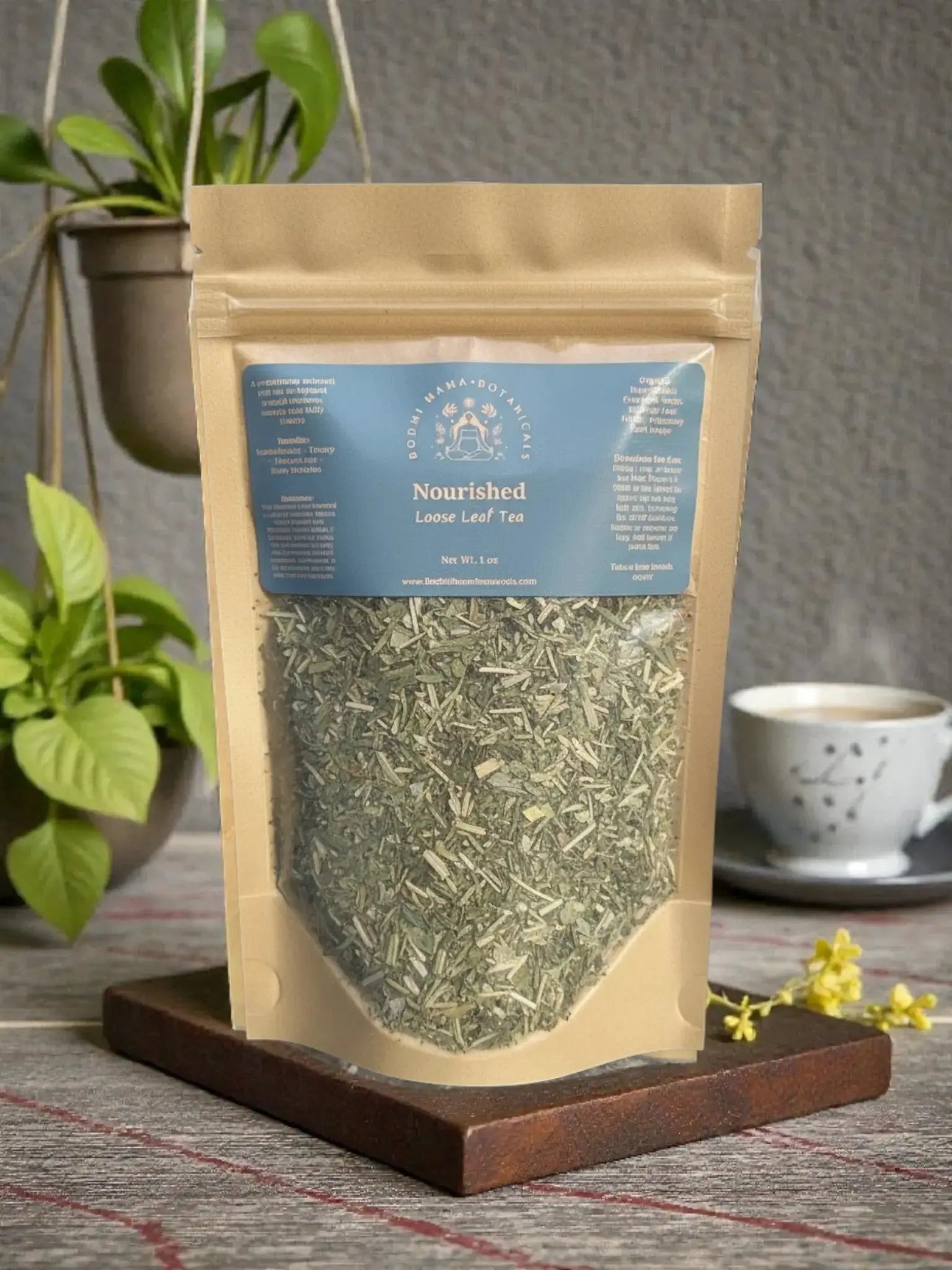 Nourished Loose Leaf Tea Blend Bodhi Mama Botanicals