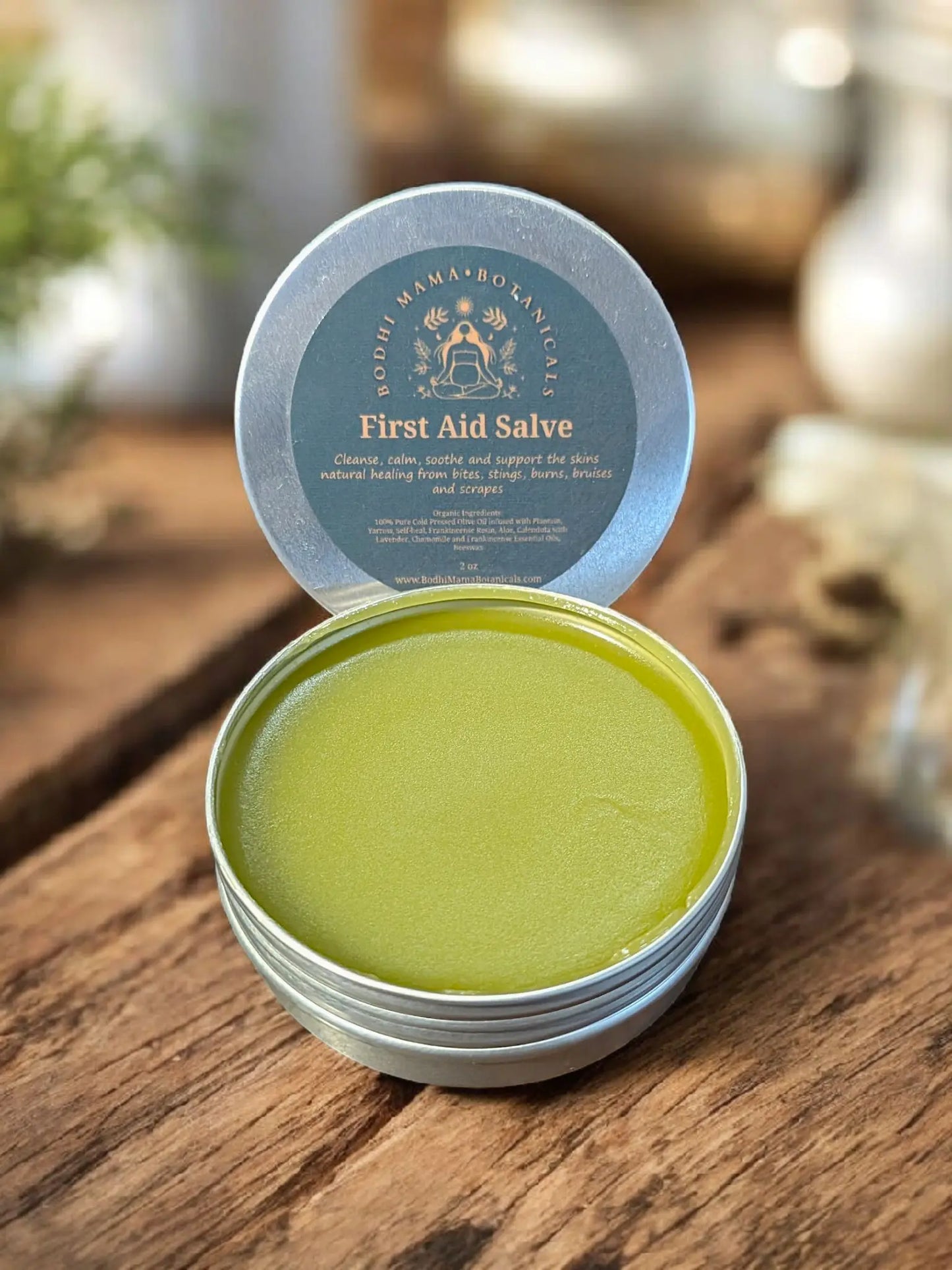 First Aid Salve || Organic Skincare || Kid Safe || 2 oz Bodhi Mama Botanicals
