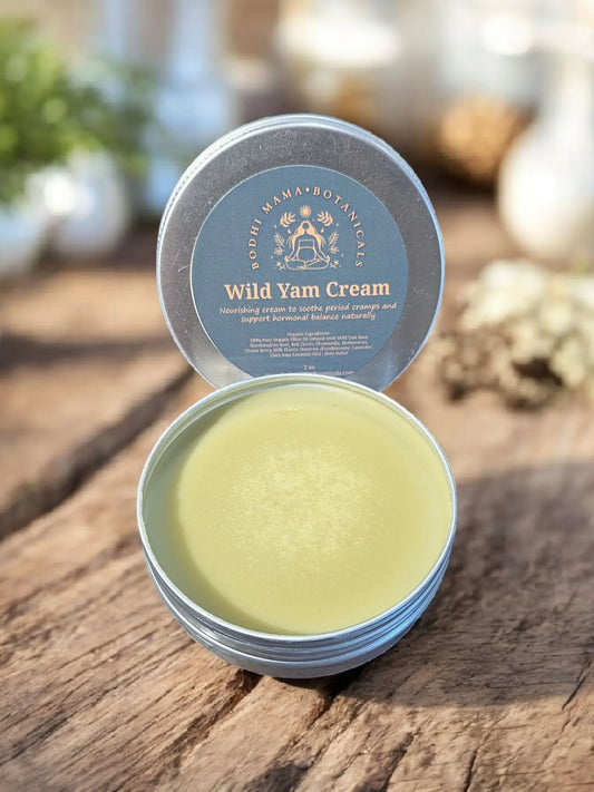 Wild Yam Cream || Organic Skin Care || 2 oz Bodhi Mama Botanicals